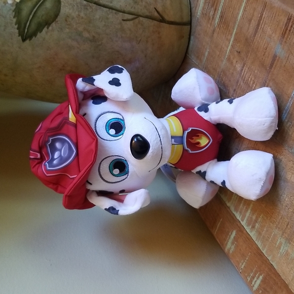 paw patrol real talking marshall plush